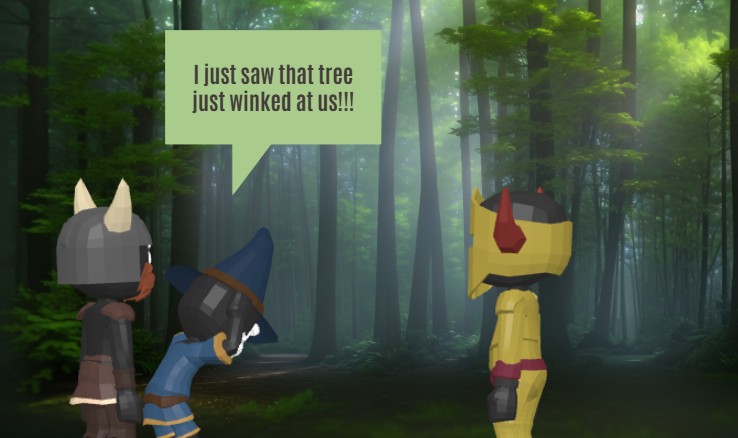 This is a snapshot of an animation produced by Visual Paradigm's animation maker. The animation is about adventurer - Profess