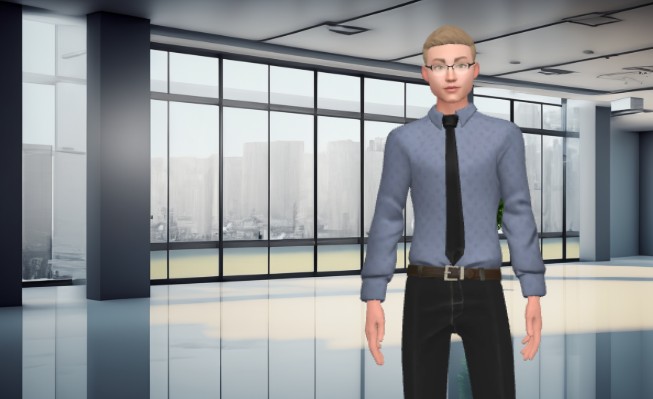 This is a screenshot of an animation developed using Visual Paradigm's Animation Maker (aka. AniFuzion). - Professional onl