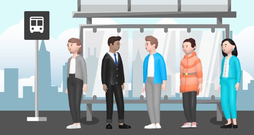 This is a scene of an animation developed with Visual Paradigm's animation tool. - Professional online diagram maker tool