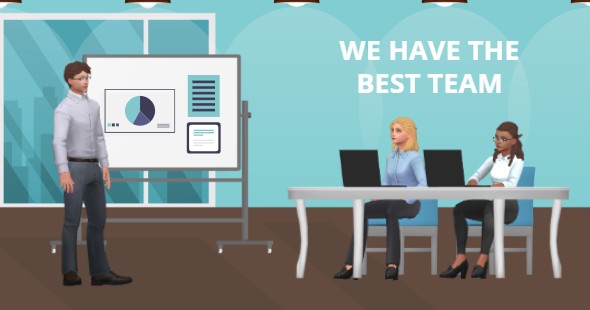 This is a scene of an animation developed with Visual Paradigm's animation tool. - Professional online diagram maker tool